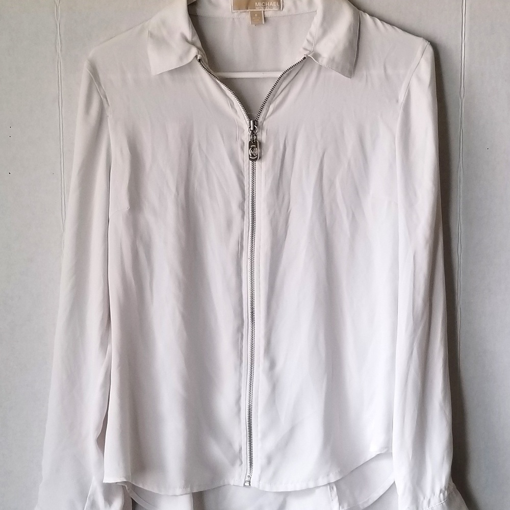 White Long Sleeve (Size 8)